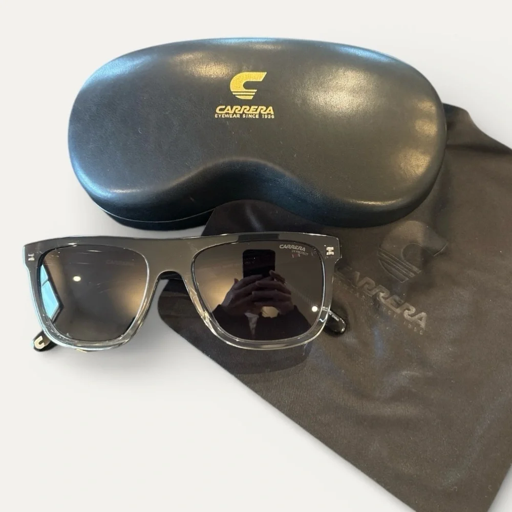 CARRERA Unisex Black and Clear 267/S Sunglasses